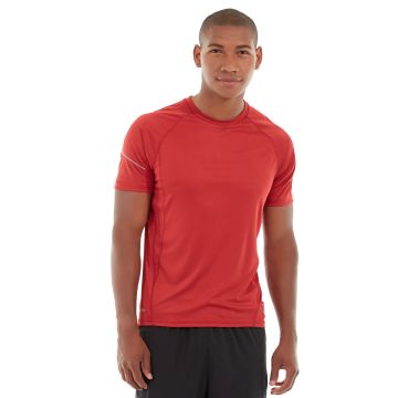 Atomic Endurance Running Tee (Crew-Neck)-S-Red